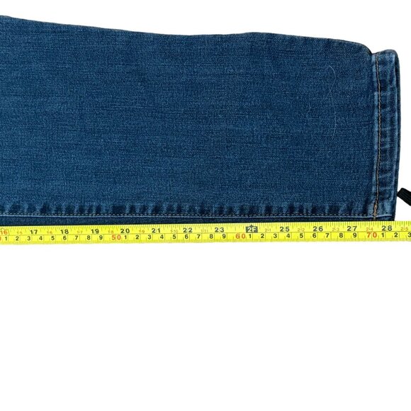 Jessica Simpson High Rise Forever Rolled Ankle stretch Jeans Size 16/33 Actual 3 - Picture 7 of 7